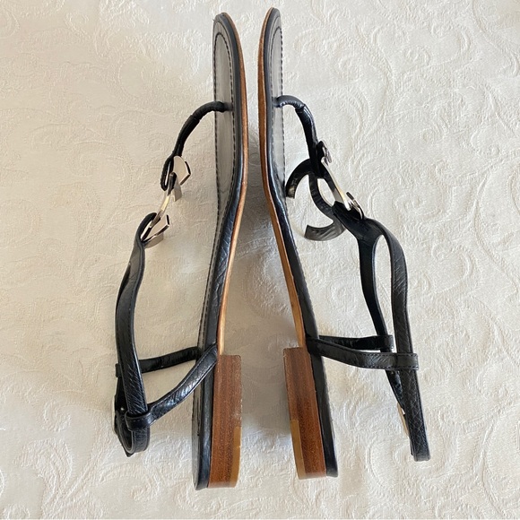 Chanel CC logo flat sandals - Picture 4 of 11